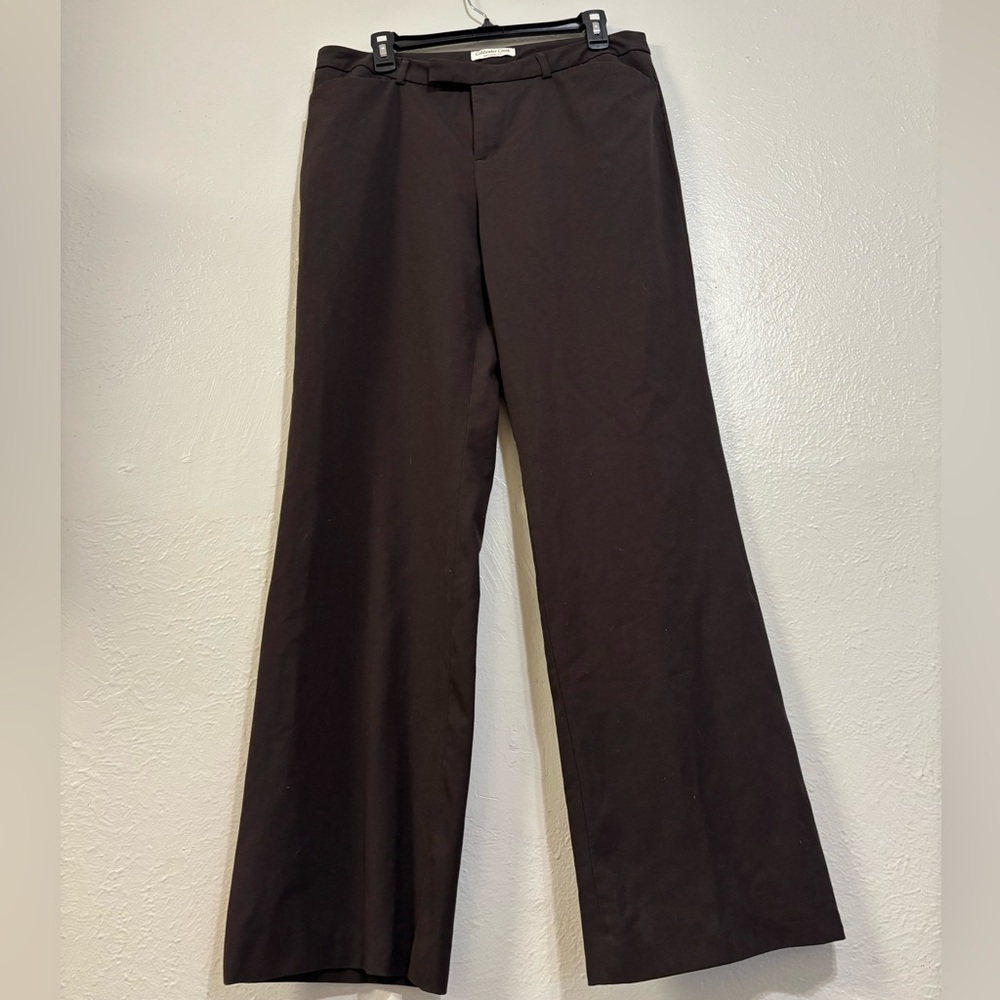 Coldwater Creek Dark Brown Wide Leg Trousers